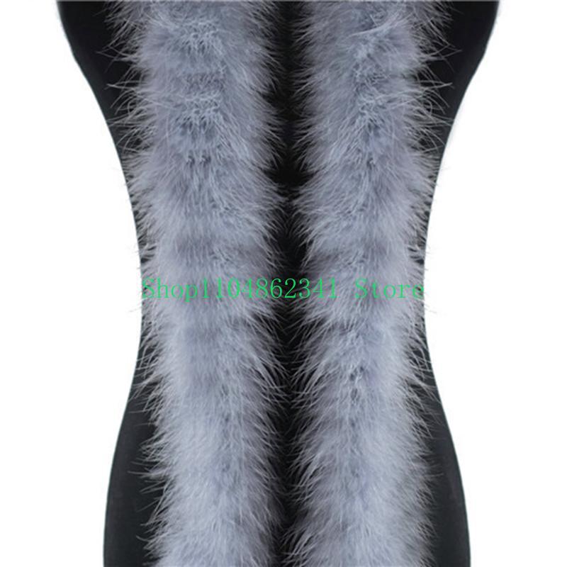 Feather Trim Marabou - 2야드 푹신한 마라부 깃털 보아 DIY