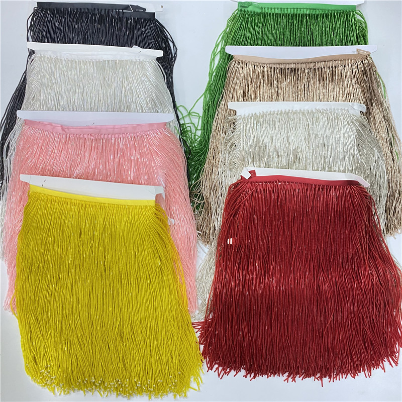 Beaded Trim Fringe - 2metros/lot 30cm 와이드 고품질 Tassels 트림