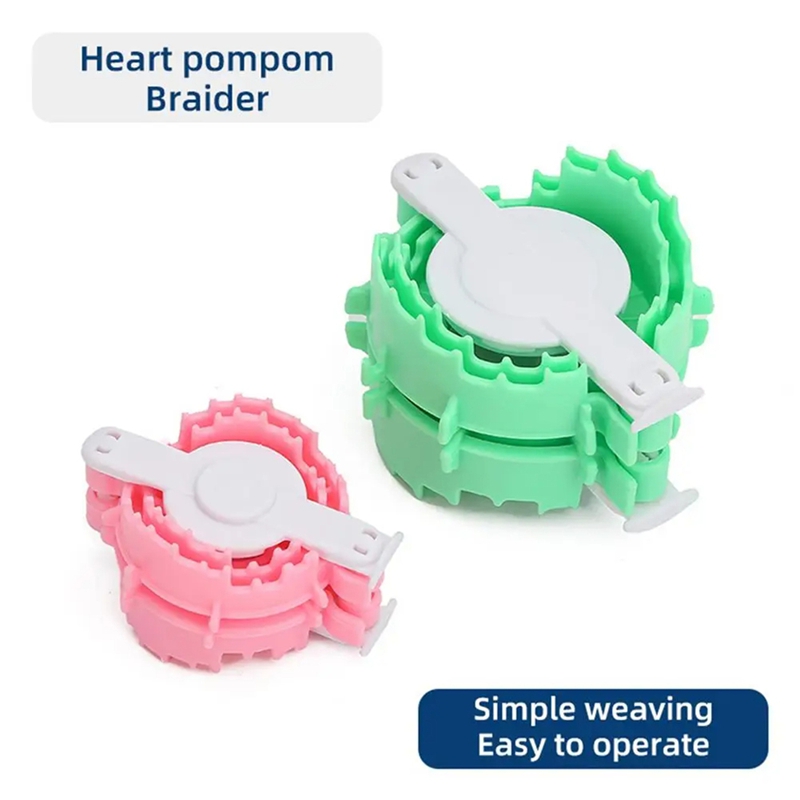 Pom Pom Maker Tool - 폼폼 메이커 플러프 볼 위빙 툴