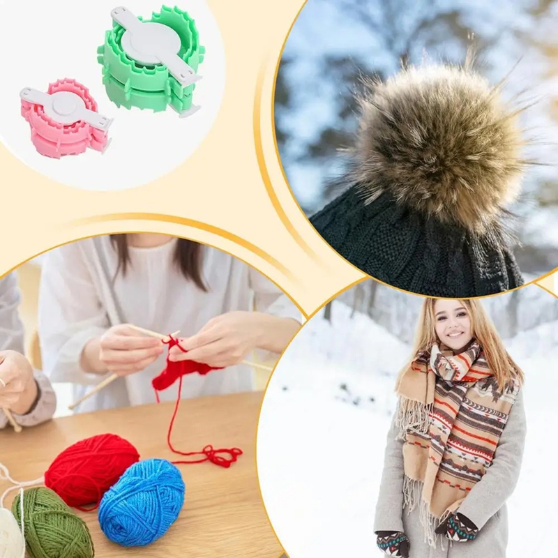 폼폼 메이커 플러프 볼 위빙 툴 하트 모양 크로셰 실  - Pom Pom Maker Tool 리뷰 및 가격