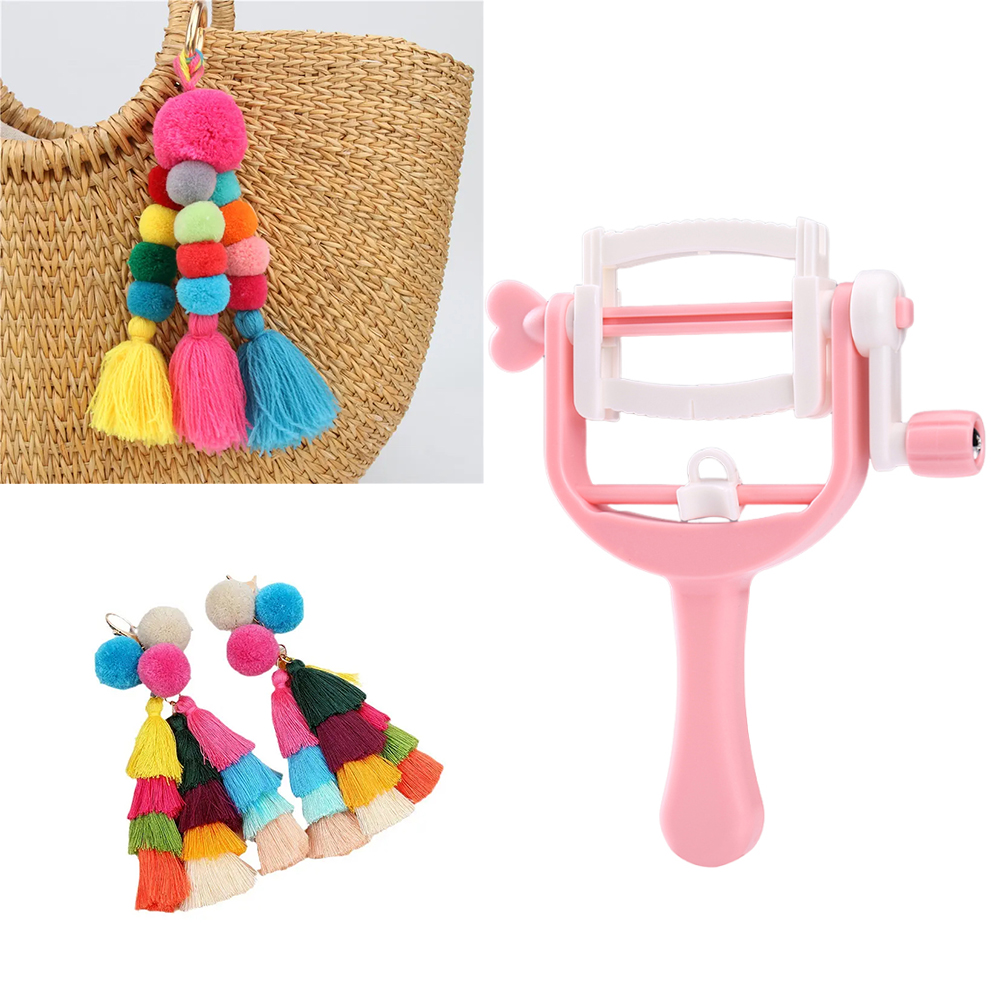 DIY 홈 핸드 크랭크 로프 제직 기계 Pom Pom  - Pom Pom Maker Tool 리뷰 및 가격