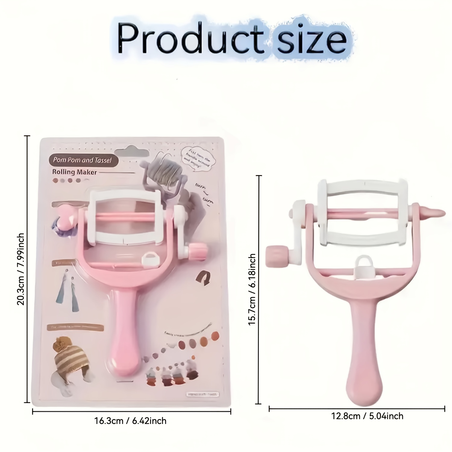 손으로 돌리는 와인딩 코일 퍼 볼 니터 폼폼 메이커 프 - Pom Pom Maker Tool 리뷰 및 가격