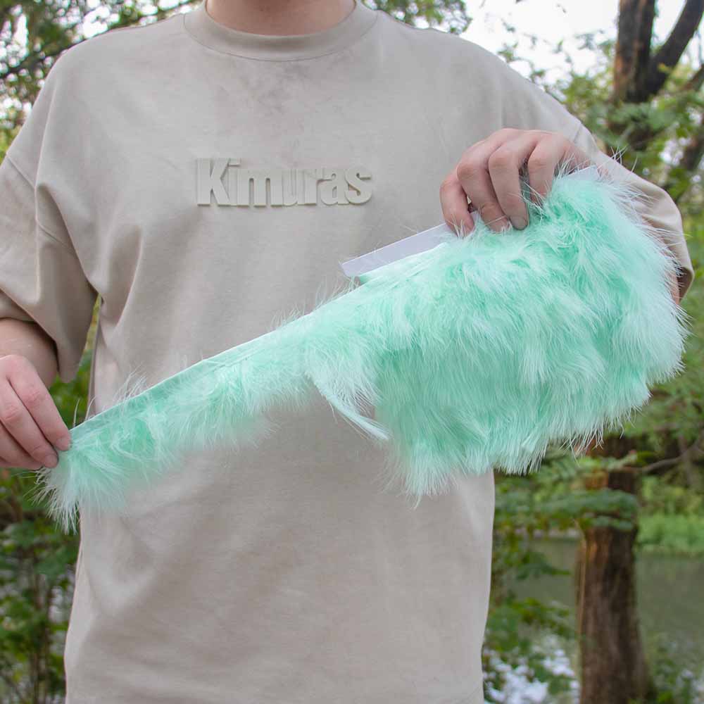1미터/롤 터키 마라부 깃털 테이프 장식, 의류, 카니 - Feather Trim Marabou 리뷰 및 가격