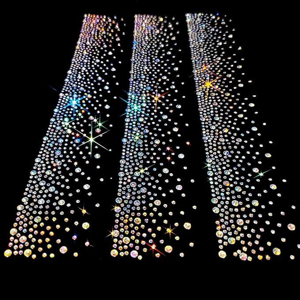 다림질로 붙이는 라인스톤 데칼 중간 크기 반짝이 다림질 - Hotfix Rhinestone Sheet 리뷰 및 가격