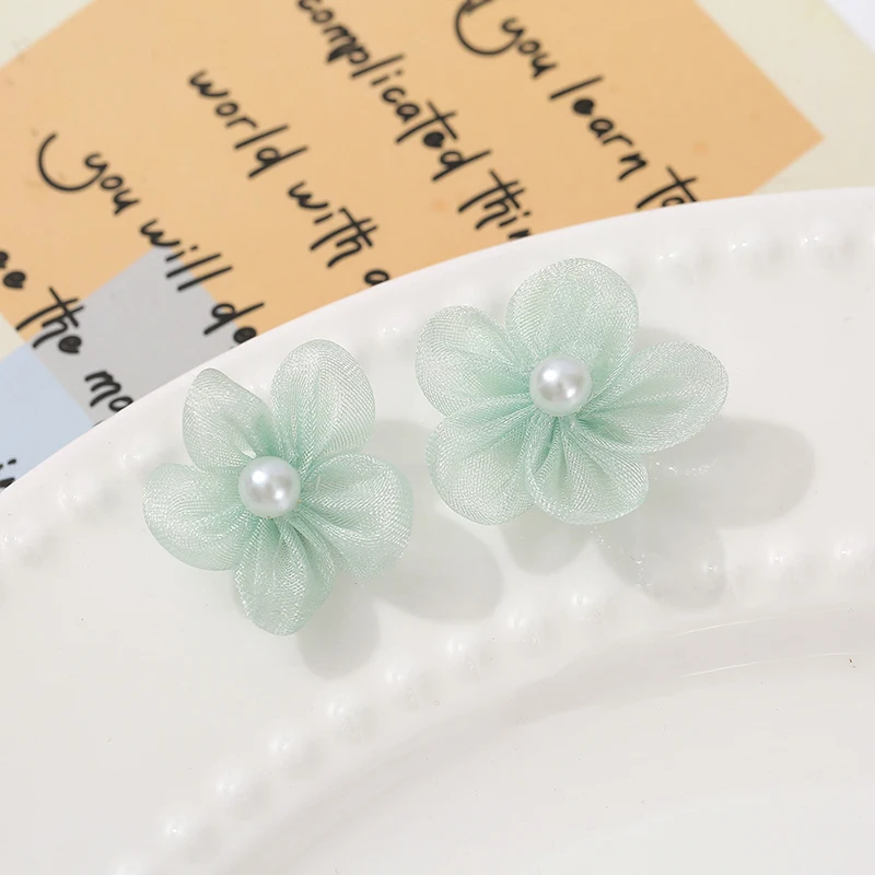 100PCS 진주 원사 꽃 아플리케 DIY 신부 의류  - Applique Patch Flower 리뷰 및 가격