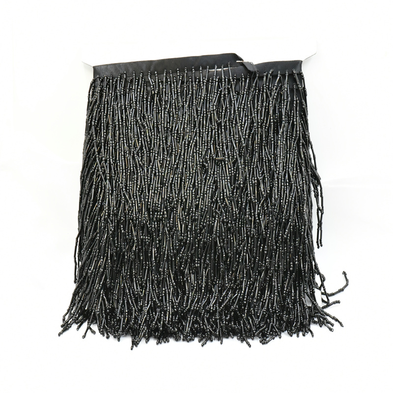 1야드 10cm 폭의 유리 비즈 프린지, 비즈 장식 프 - Beaded Trim Fringe 리뷰 및 가격
