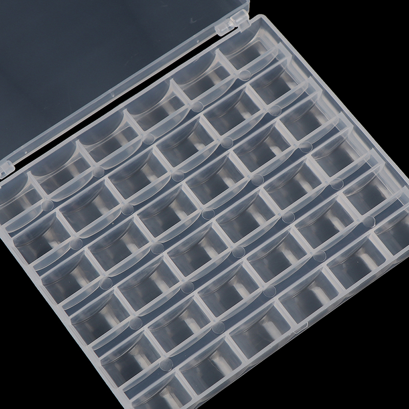 1pc 36 스풀 빈 보빈 보관 상자 재봉 액세서리 도 - Craft Embellishment Storage 리뷰 및 가격