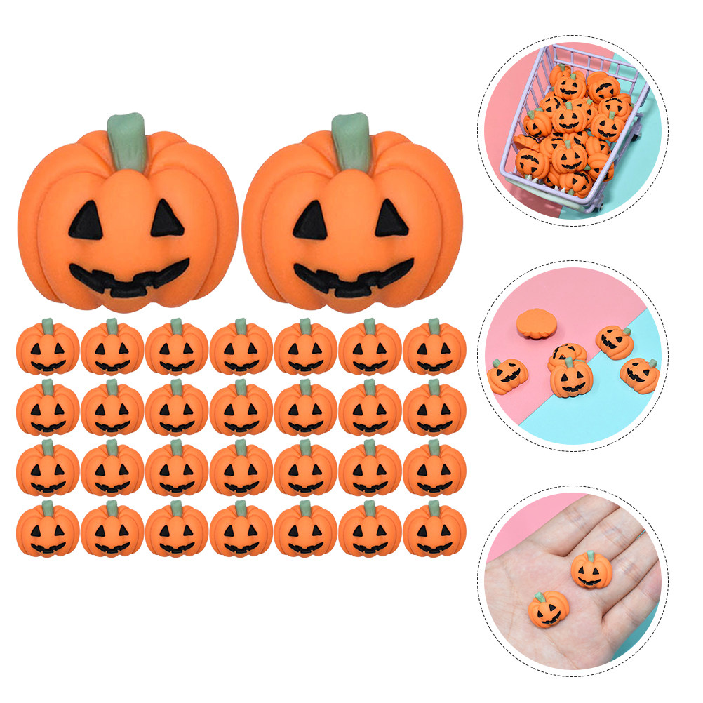 50개 미니 레진 호박 참 장식품, 공예 DIY 장식용 - Craft Embellishments 리뷰 및 가격