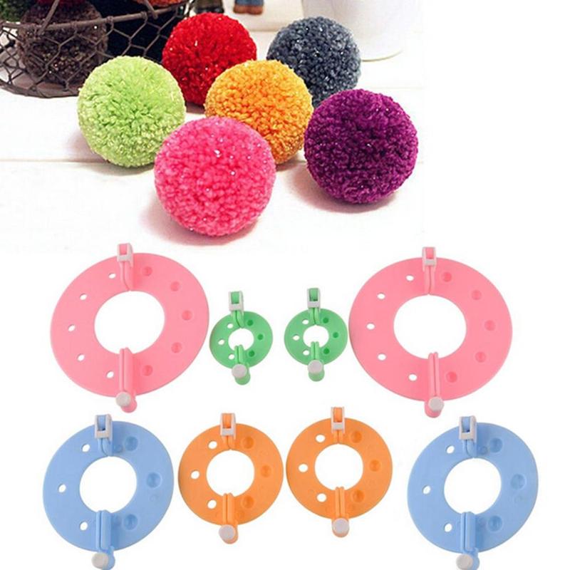 8Pcs 4 크기 플라스틱 폼폼 메이커 세트, 3.5/ - Pom Pom Maker Tool 리뷰 및 가격