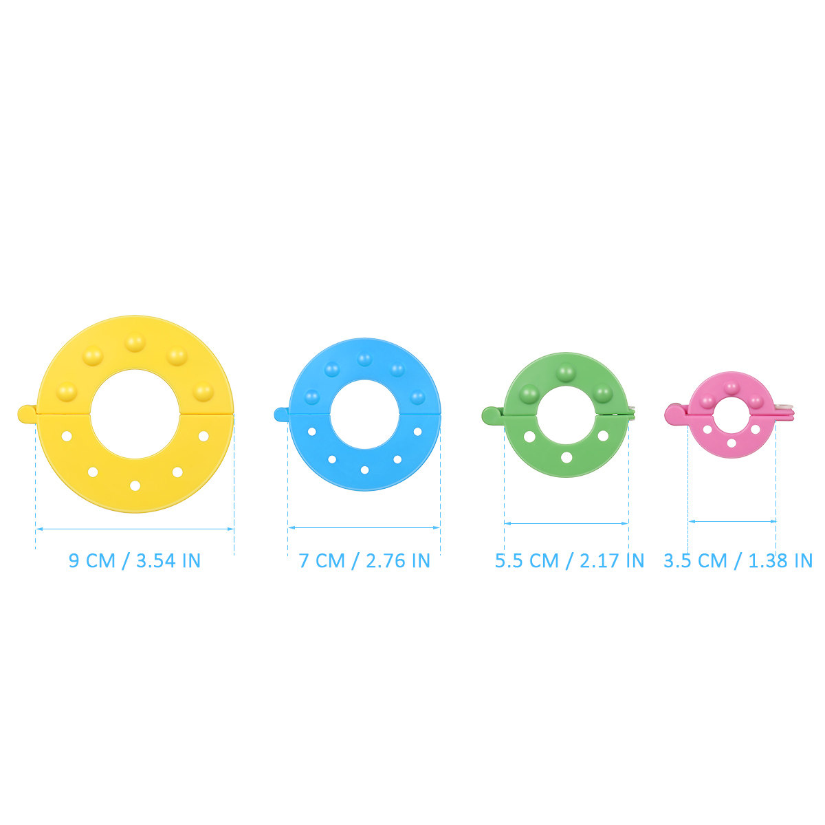 8개의 폼폼 메이커, 4가지 크기, 필수 실, 털실 공 - Pom Pom Maker Tool 리뷰 및 가격