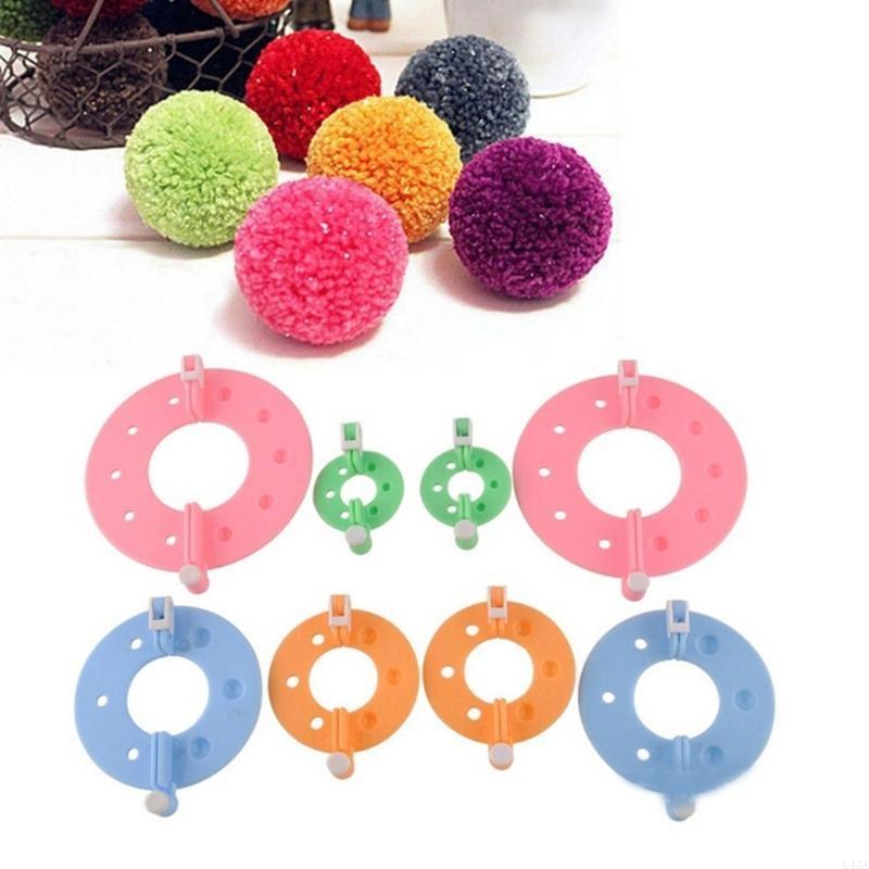 L43A 4Pcs DIY 양모 원사 뜨개질 도구 바늘  - Pom Pom Maker Tool 리뷰 및 가격
